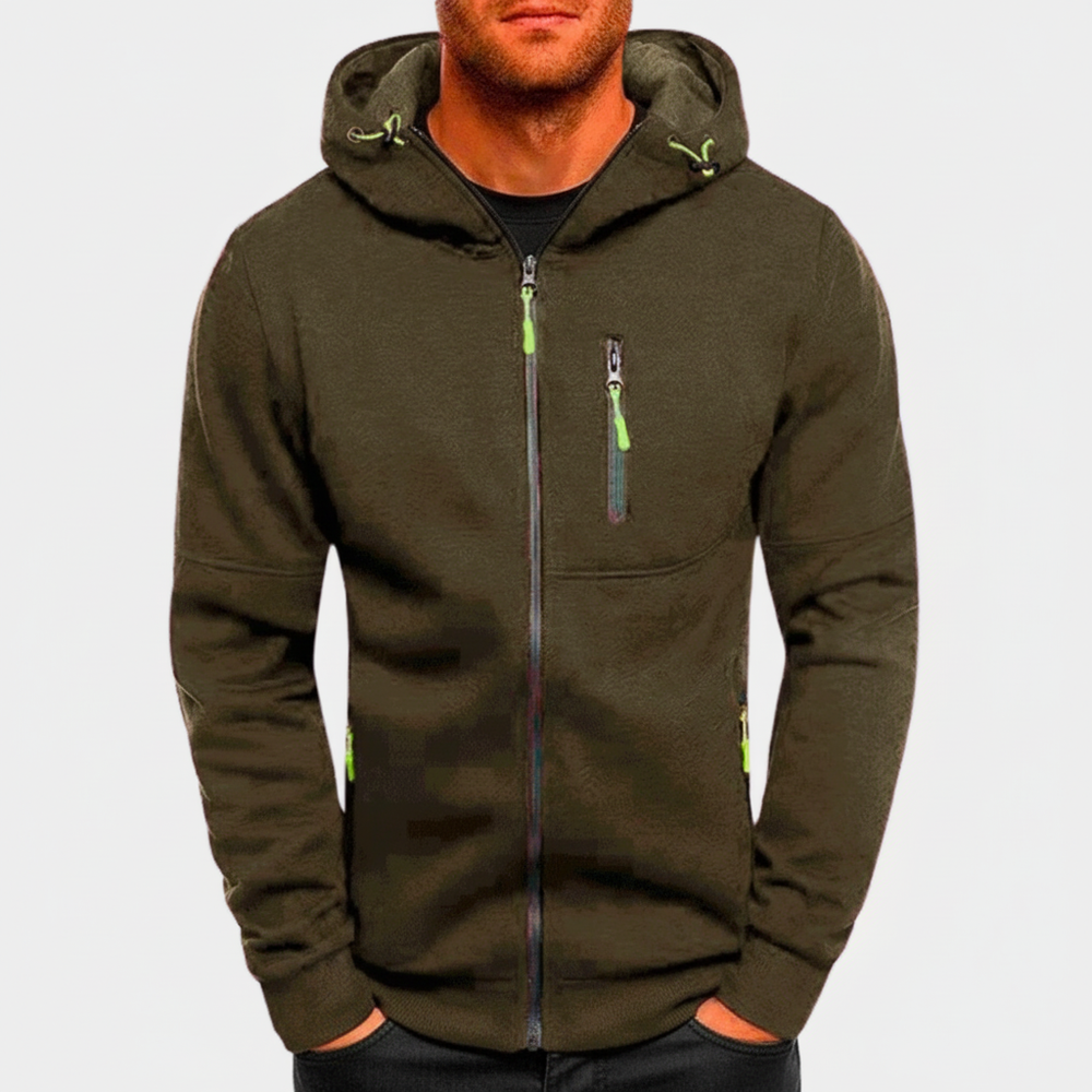 Men's Lightweight Water-Resistant Parka Jacket
