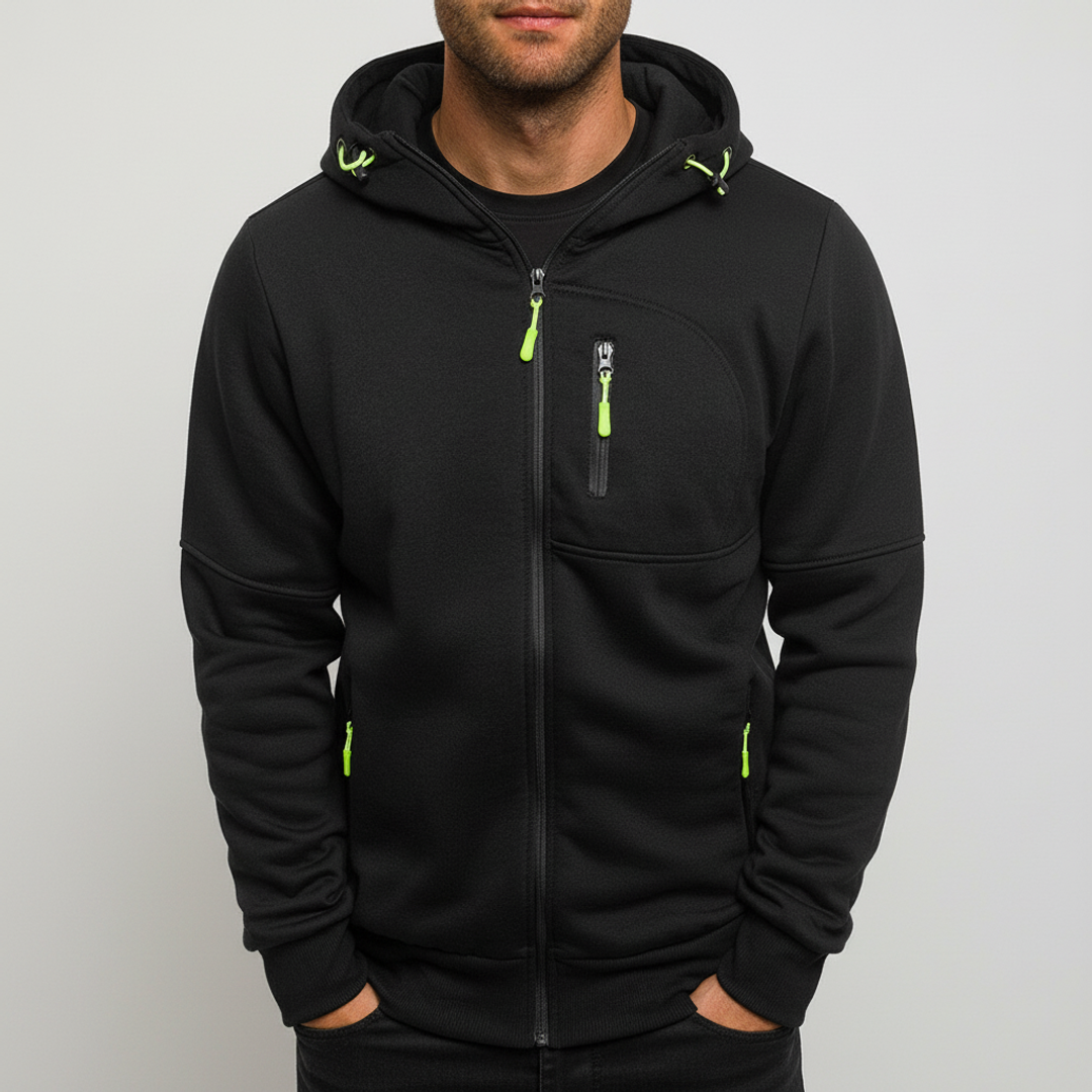 Men's Lightweight Water-Resistant Parka Jacket - Olytrend