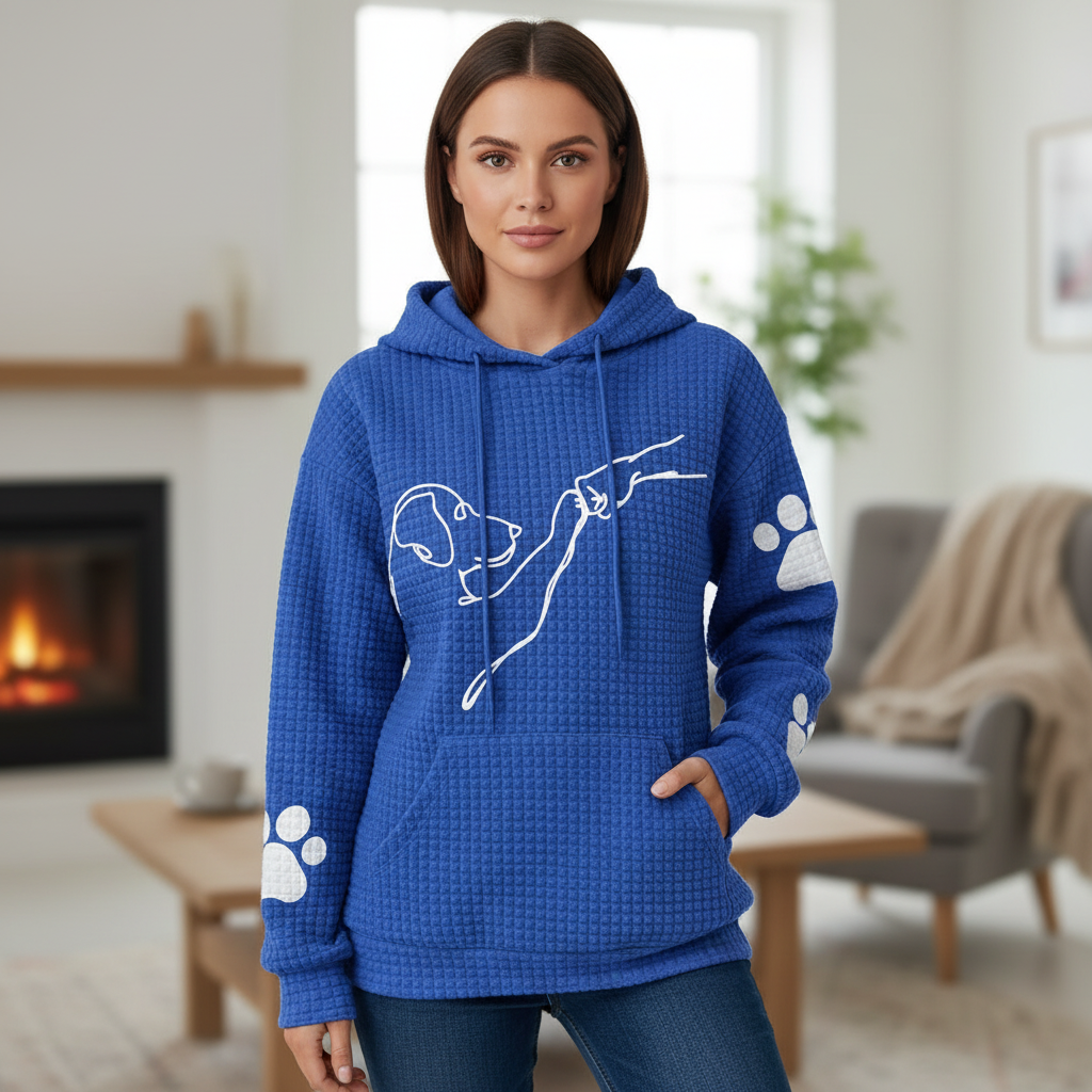 Fun Dog Lover Hoodie Wilma - Pexav