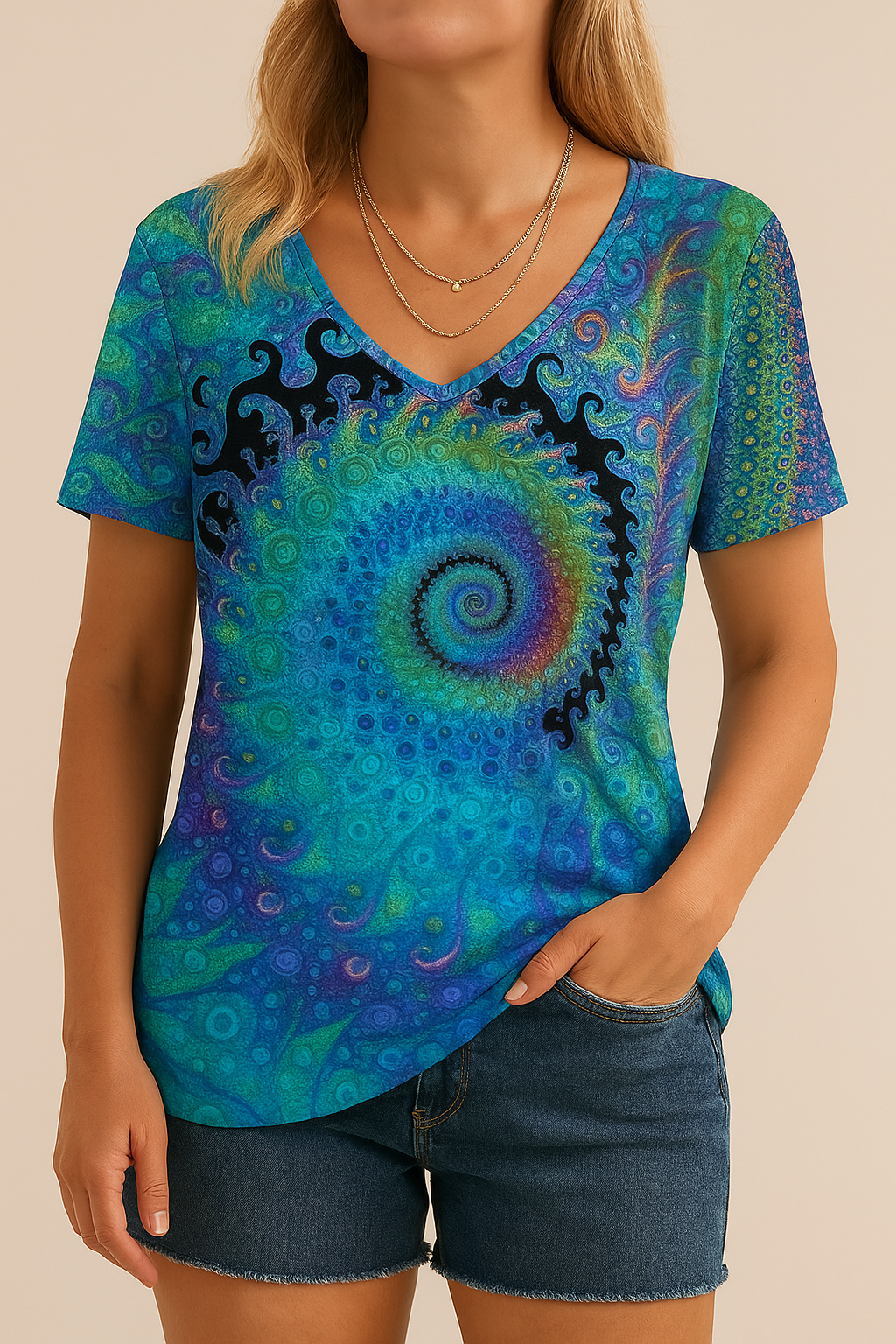 Ladies Casual Tee Shirt - Olytrend