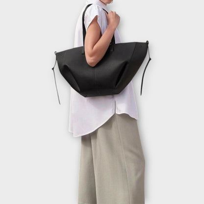 Large Brown Leather Daily Shoulder Bag