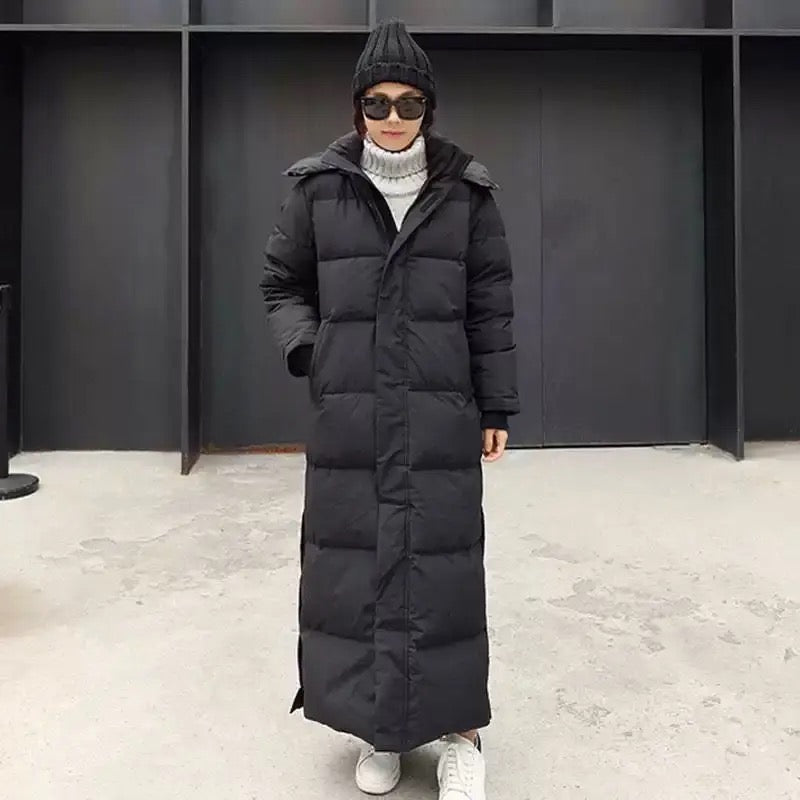 Warm Waterproof Women's Parka Coat with Hood and Pockets - Nocini