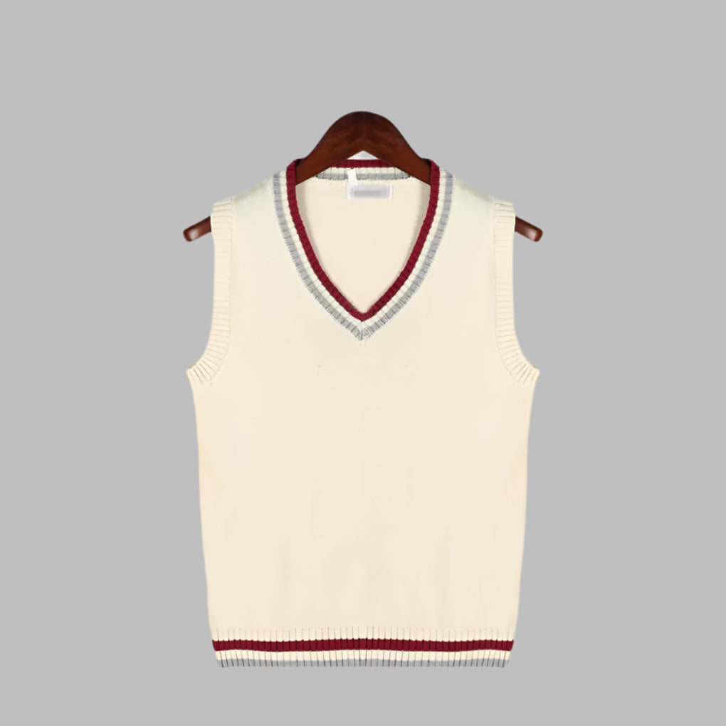 Classic Colorblock Crew Neck Sweater
