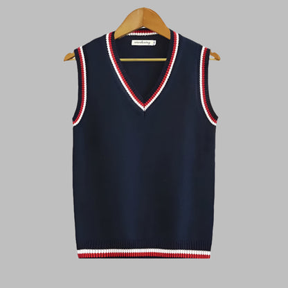 Classic Colorblock Crew Neck Sweater