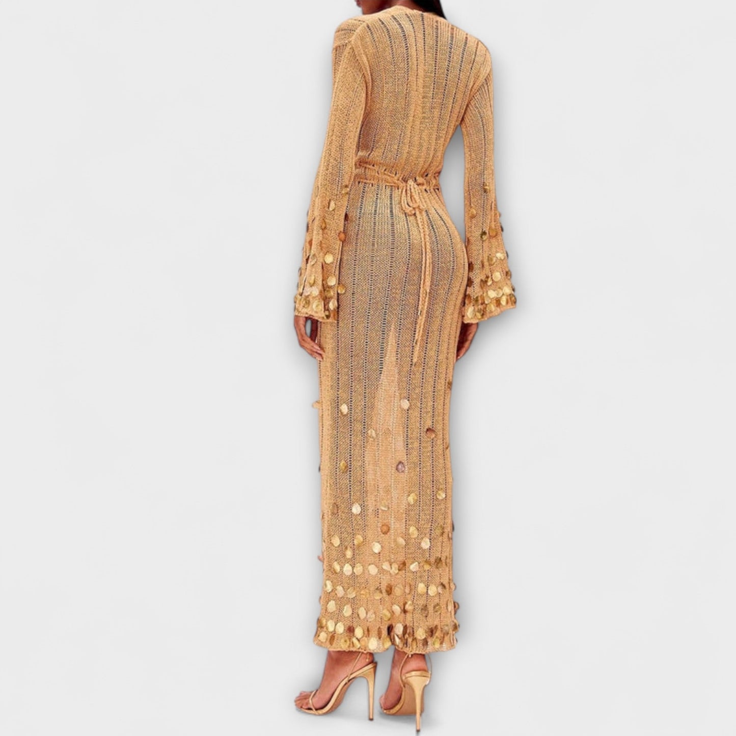 Elegant Maxi Dress - Beautiful Fabric for All Events