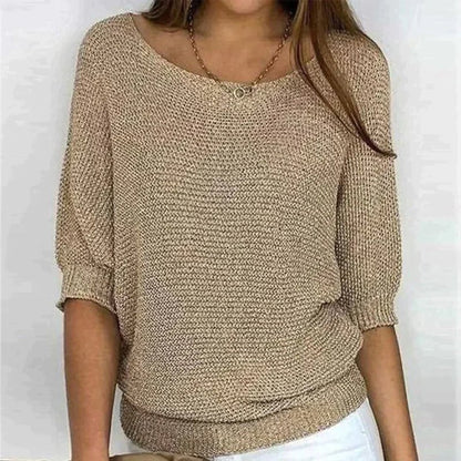 Cozy Open Knit Sweater - Nocini
