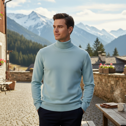 Premium Men's 100% Soft Cashmere Crew Sweater