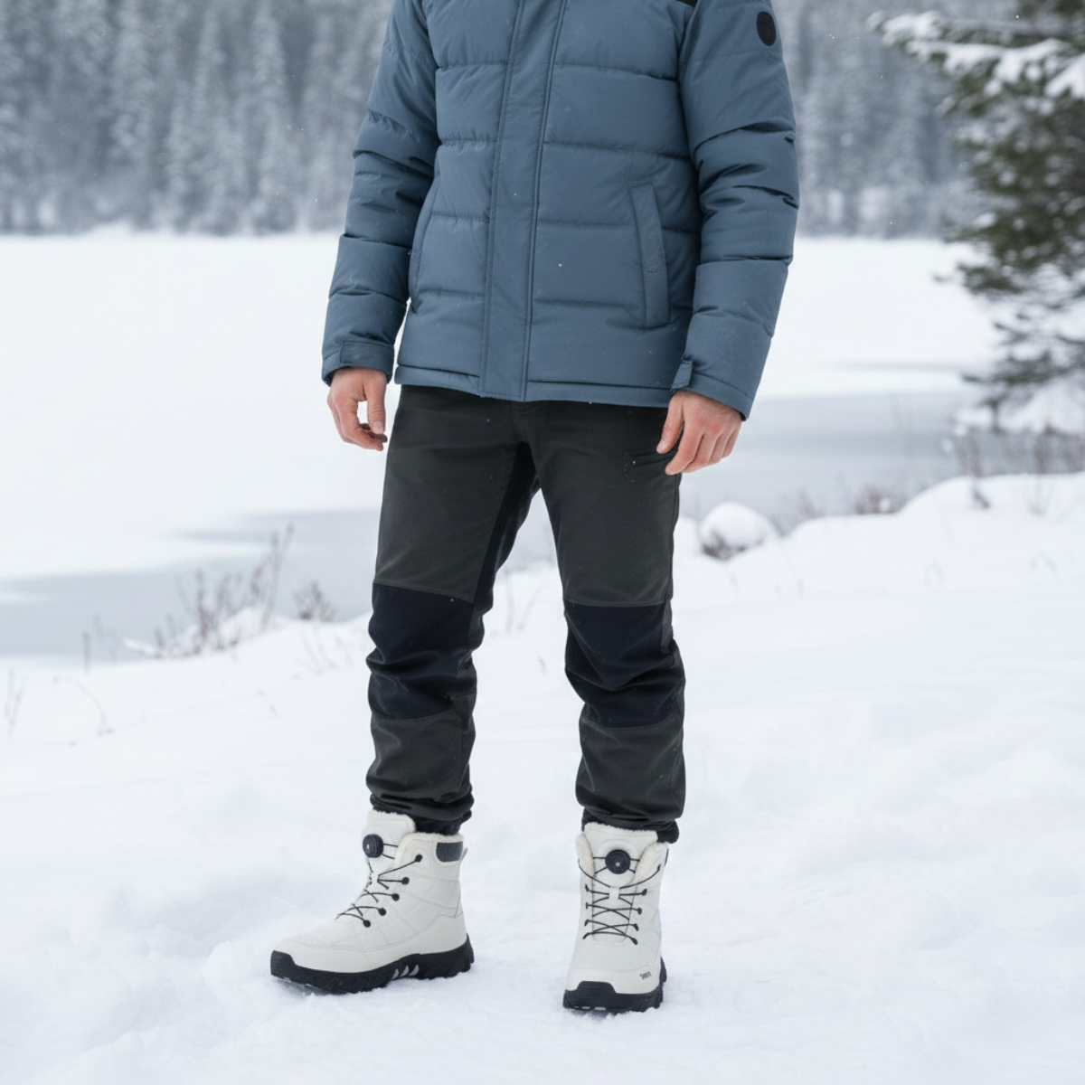 Warm Insulated Men's Winter Snow Boots