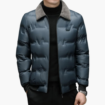 Warm Waterproof Down Coat for Men - Olytrend