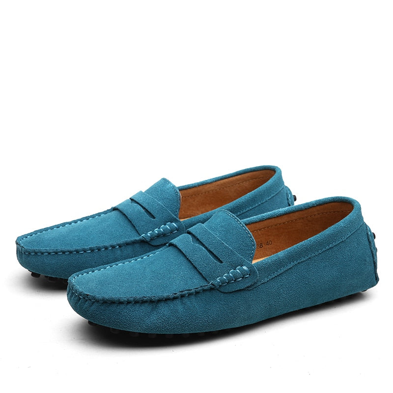 Soft Suede Slip On Loafers For Men