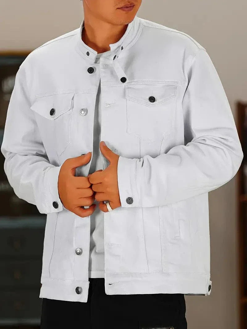 Classic Casual Denim Jacket for Men