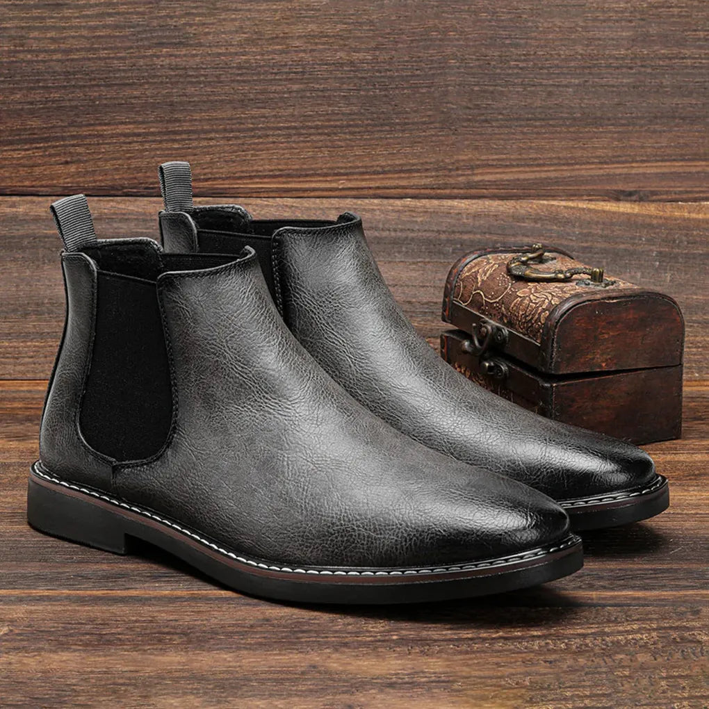 Men's Ankle Boots - Smart Casual Leather Boots
