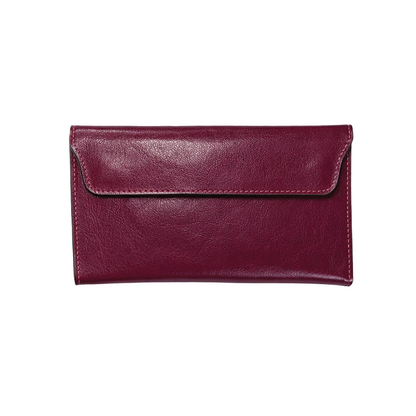 Classic Brown Leather Fold Wallet
