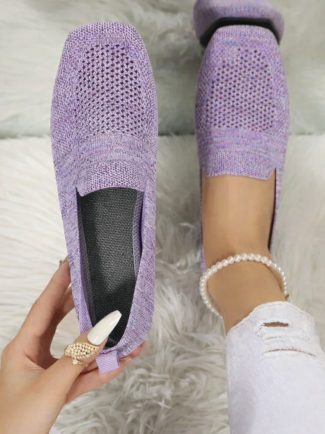 Comfy Slip On Ballet Shoes