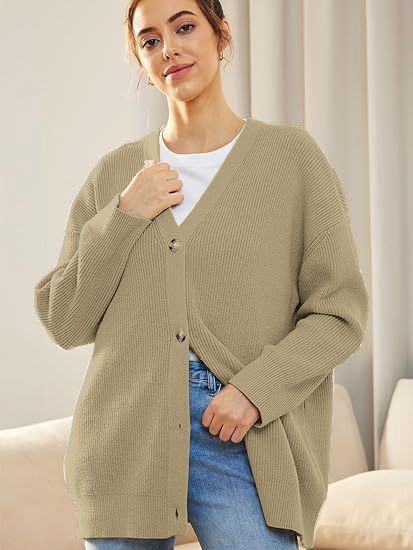 Soft Knit Button Front Sweater