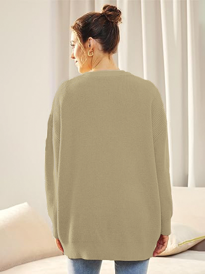 Soft Knit Button Front Sweater