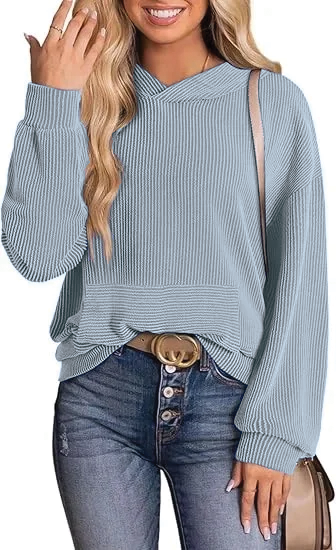 Relaxed Fit Hooded Sweatshirt - Nocini