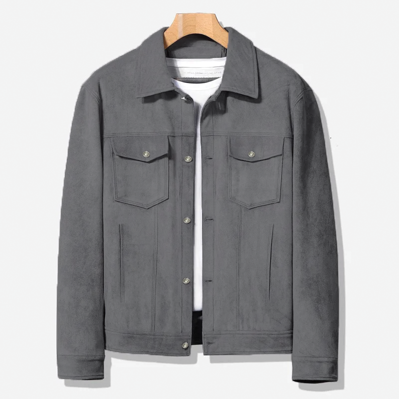 Luxury Brown Leather Jacket - Nocini
