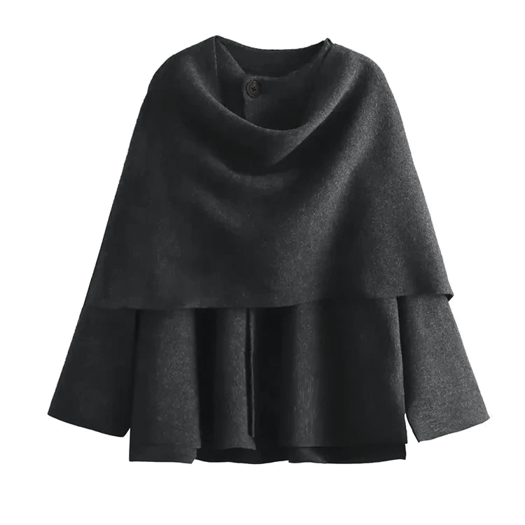 Chic One Side Button Trench Coat