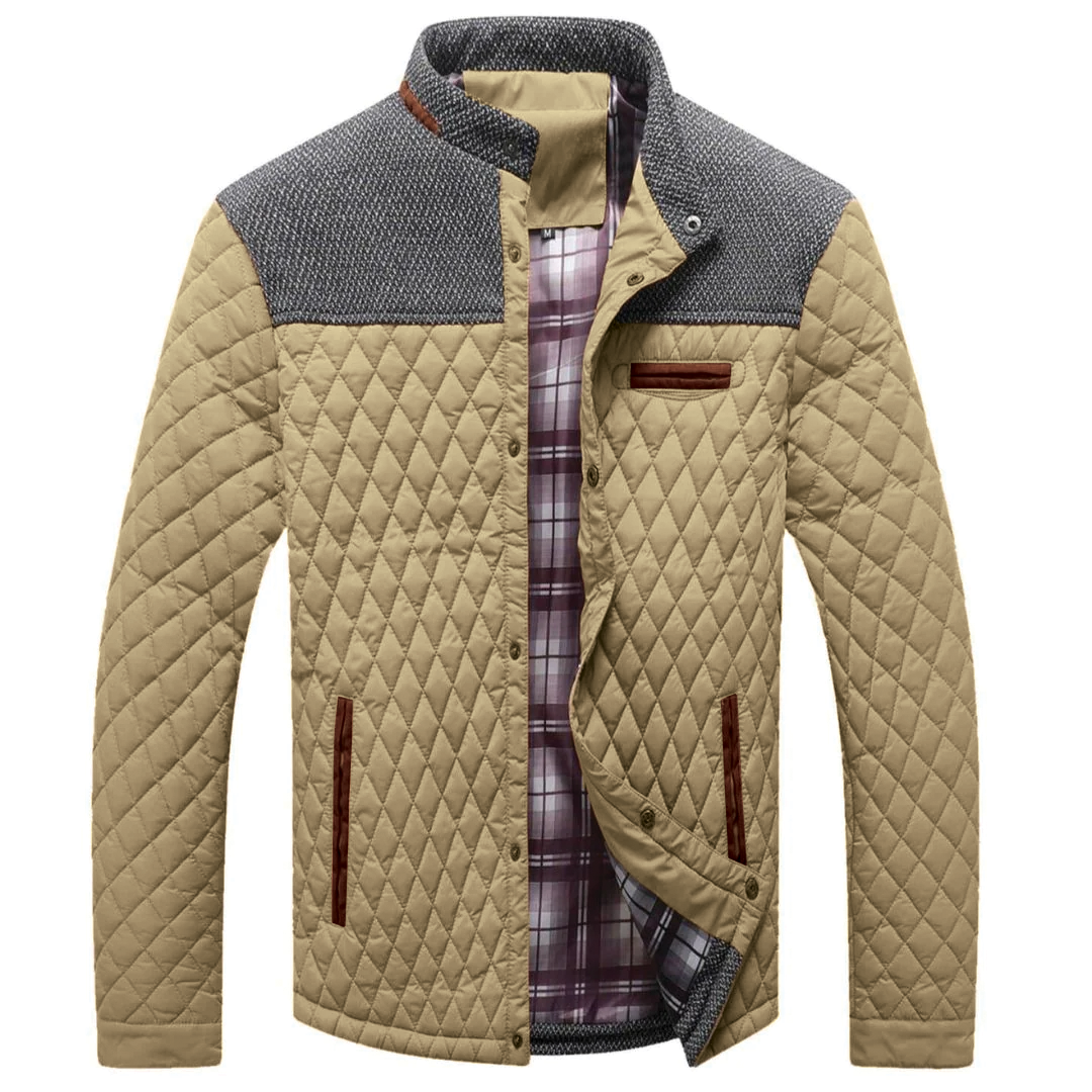 Warm Padded Mens Quilt Jacket