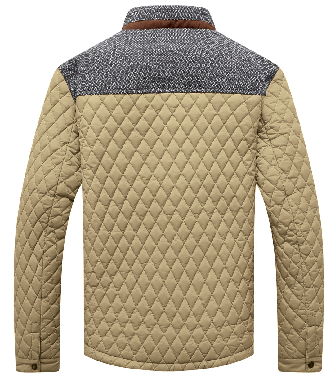 Warm Padded Mens Quilt Jacket