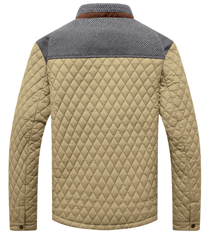 Warm Padded Mens Quilt Jacket