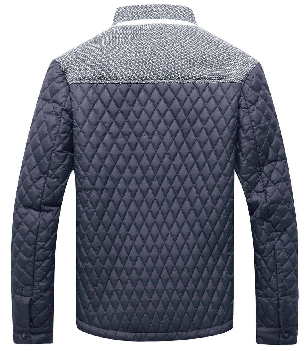 Warm Padded Mens Quilt Jacket