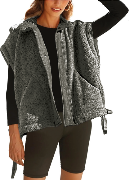 Fuzzy Fleece Lined Winter Jacket