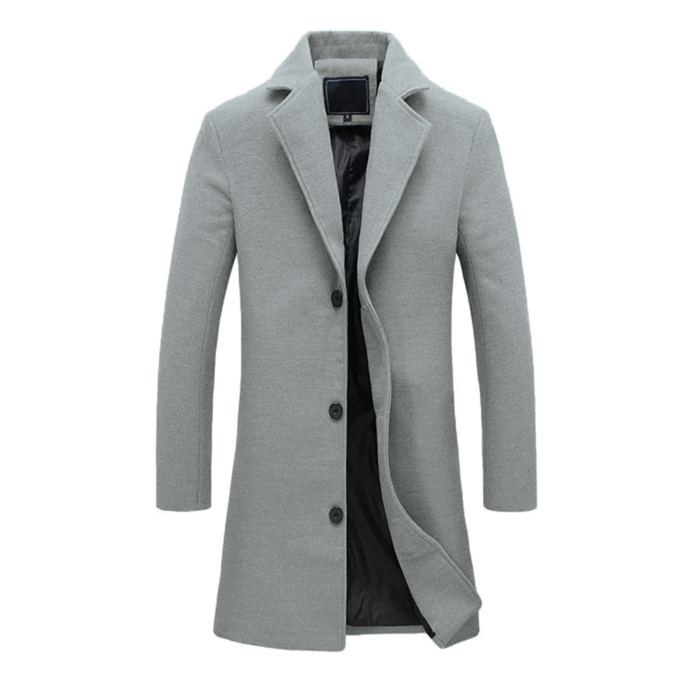 Warm Men's Wool Winter Coat