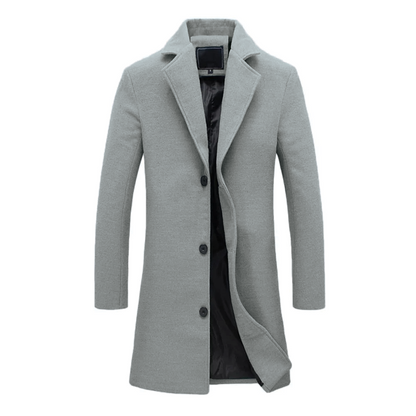 Warm Men's Wool Winter Coat