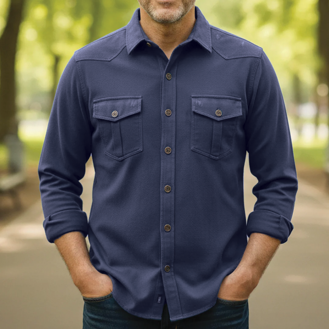 Comfortable Classic Cotton Shirt - Nocini