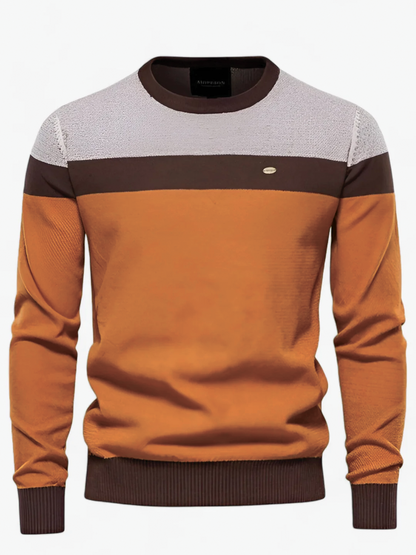 Classic Crew Neck Cotton Sweater