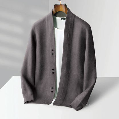 Cozy Wool Mix Sweater Cardigan