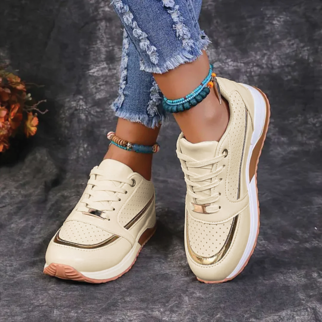 Comfortable Tie-Up Running Shoes