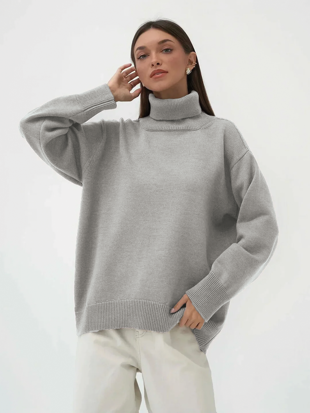 Classic Crew Neck Winter Sweater