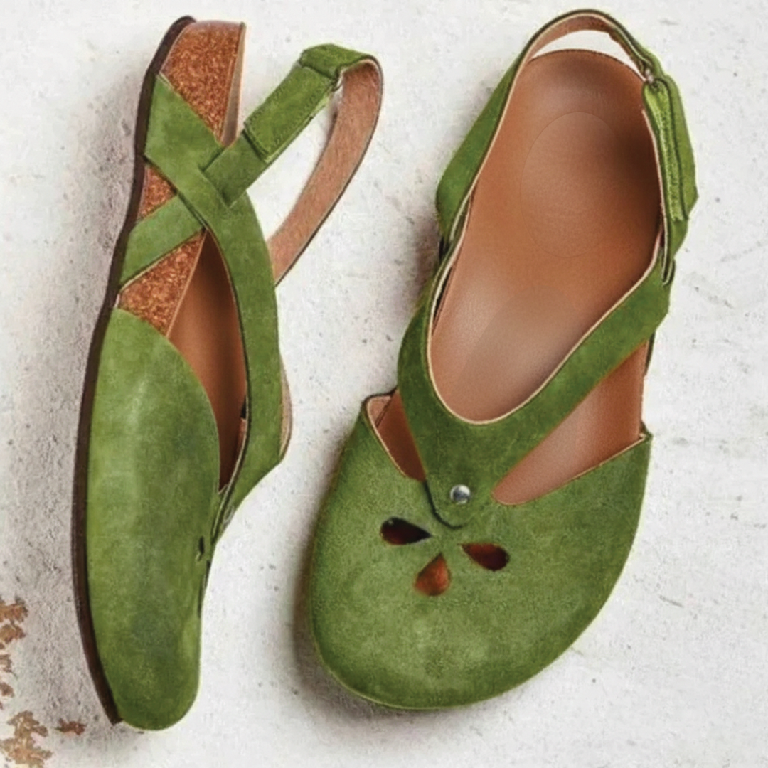 Classic Comfortable Slingback Heeled Sandals - Nocini
