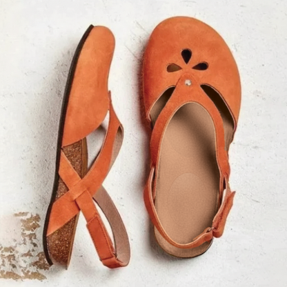 Classic Comfortable Slingback Heeled Sandals