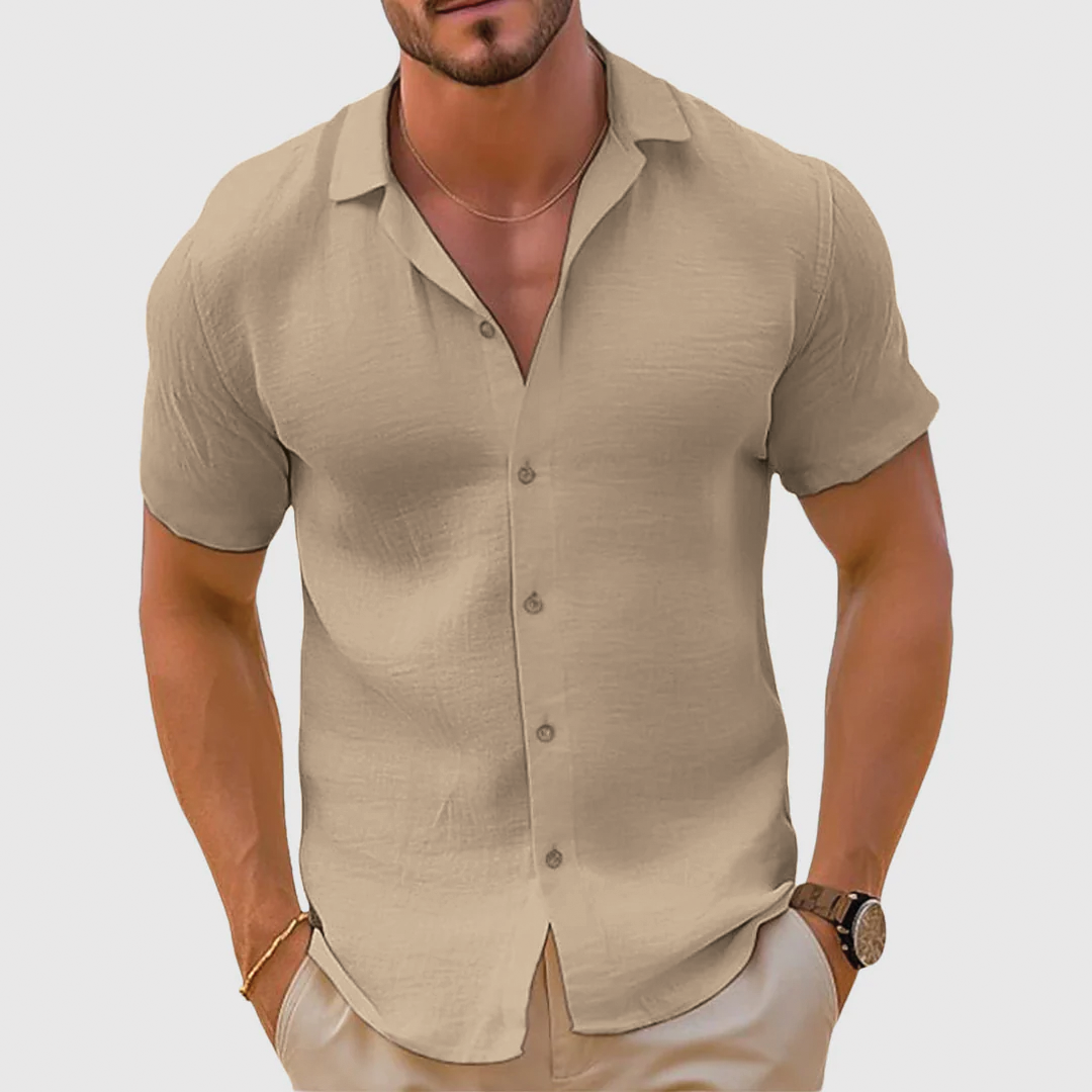 Relaxed Fit Classic Button Down Shirt - Nocini