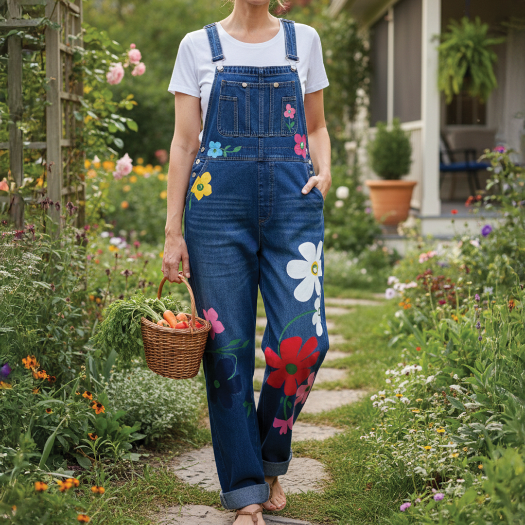 Summer Shorts Denim Romper