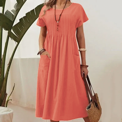 Relaxed Fit Knee Length Dress