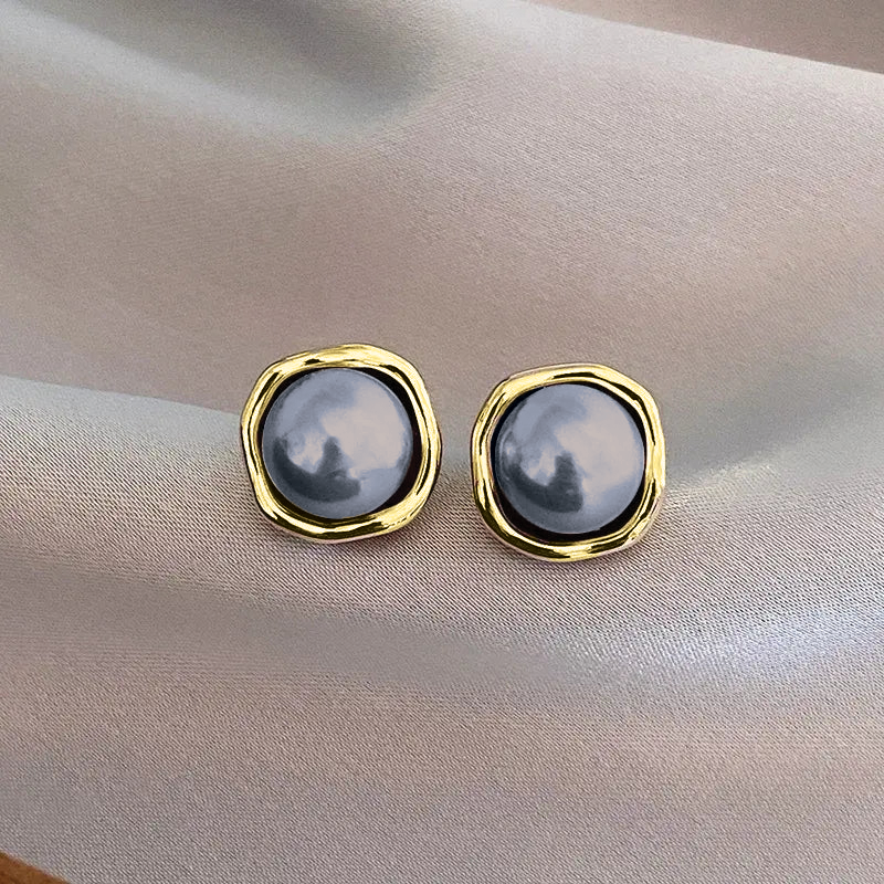 Classic White Pearl Earrings - Nocini