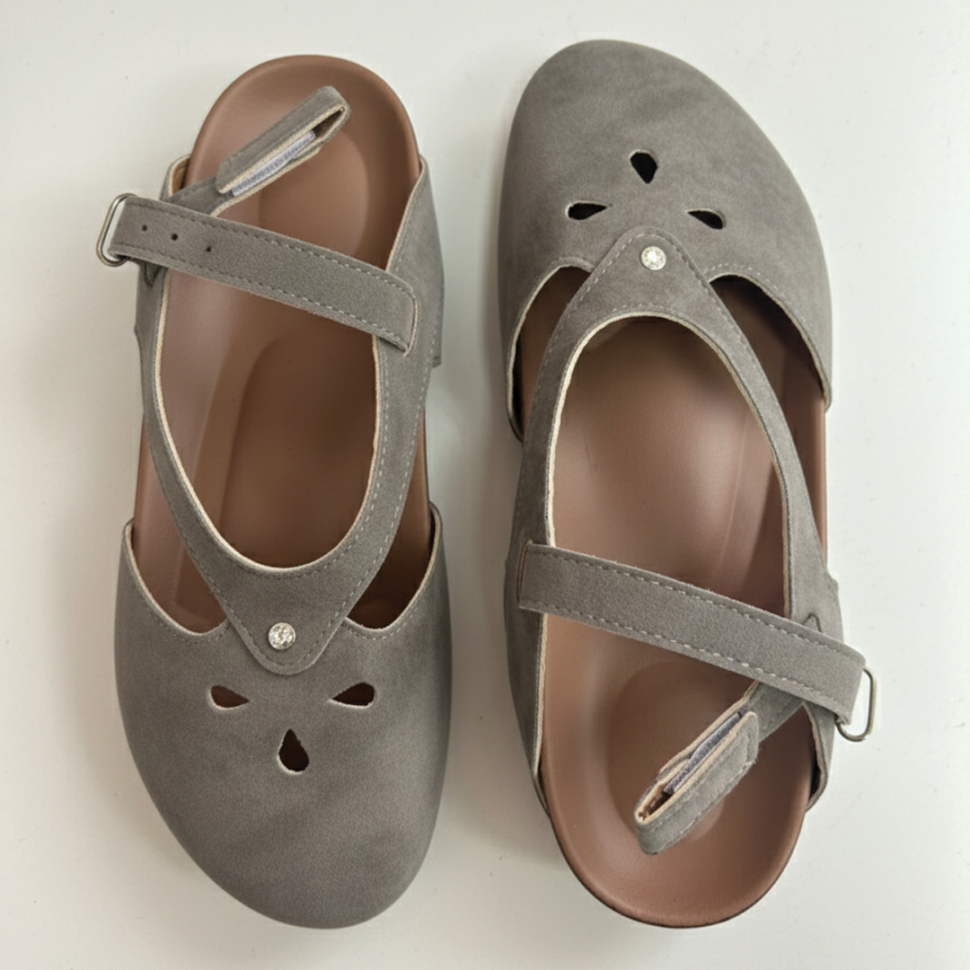 Classic Comfortable Slingback Heeled Sandals