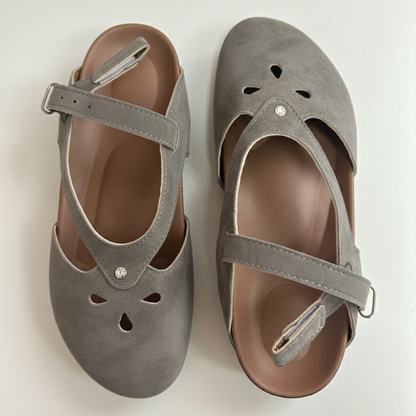 Classic Comfortable Slingback Heeled Sandals