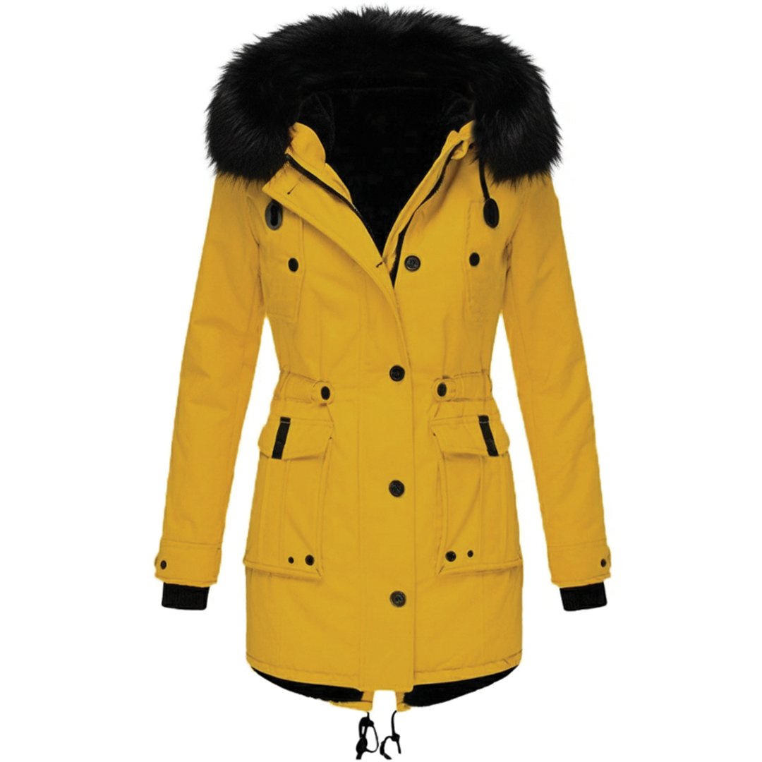 Warm Fleece Hooded Parka Jacket