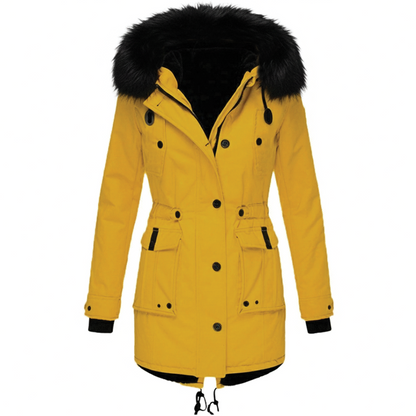 Warm Fleece Hooded Parka Jacket