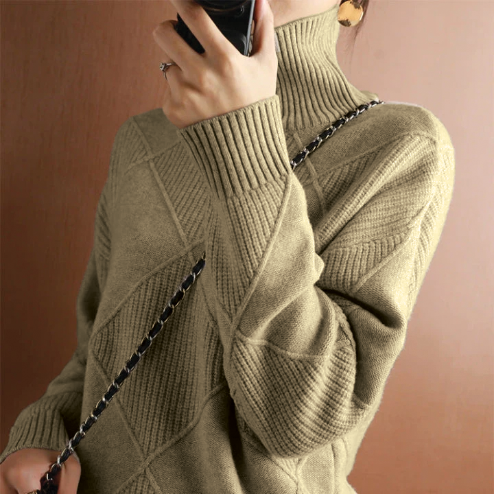 Elegant Sparkle Knit Sweater for Women