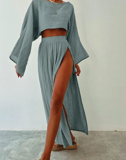 Lightweight Cotton 2-Piece Outfit Set