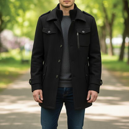 Warm Wool Mix Winter Coat - Nocini
