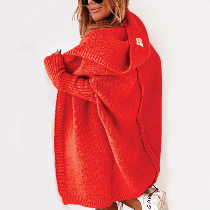 Cozy Hooded Winter Sweater Cardigan
