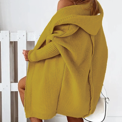 Cozy Hooded Winter Sweater Cardigan